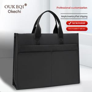 New Fashion Waterproof Custom Logo Oxford Handbag Foldable Durable Protective Case <b>Computer</b> Simple Laptop Carrying <b>Bag</b>. - Product Image 6