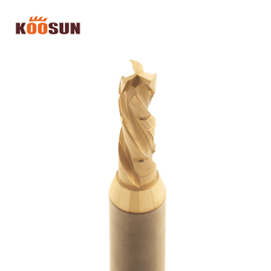 Broca de enrutador KOOSUN TCT, broca de enrutador en espiral con revestimiento de carburo sólido de 3 flautas para paneles de muebles de madera, cortador de fresado de puerta de gabinete - Product Image 3