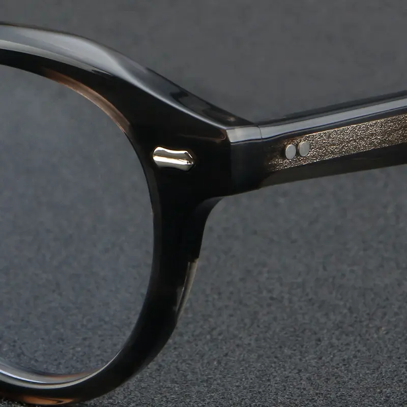 2024 Nieuwe Japanse Stijl Klassieke Optische Frame Voor Vrouwen Mannen Vintage Ronde Brillen Luxe Designer Bril Voor Aangepaste Logo