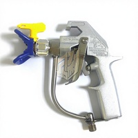 Aksesoris Alat Semprot Airless Tekanan Tinggi Pistol Semprot 2 Jari Warna Perak 5000psi Dengan 517 Tip GRC 246240