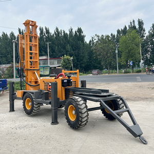 200m Profondeur Haute Efficacité 55kw Moteur Forage Eau Puits Plate-Forme Rotative Rock Dth Compresseur Forage Mine Foreuse - Product Image 6