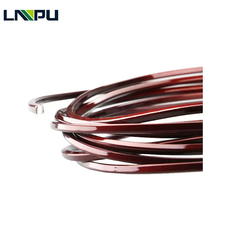 ISO Certificated Submersible 2.5 mm Shaped Aluminum Wire Enameled SWG Enamelled Aluminum Wire