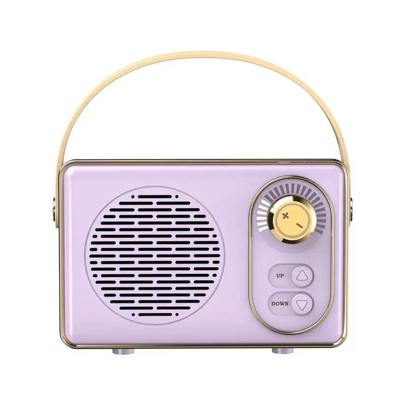 2023 HG Mini Retro Bluetooth Portable Speaker with FM Radio Wireless Stereo Strong Bass MP3 Player for iPhone Android