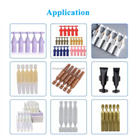 Machine à sceller le remplissage liquide d'huile d'essence de soins de la peau cosmétiques d'ampoule en plastique de dose de tube de bande de monodose de bureau 5 têtes