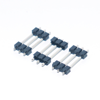 Cabezal de PIN de plástico doble de fila única de 2,0mm duradero y seguro para arnés de cableado de conector PCB