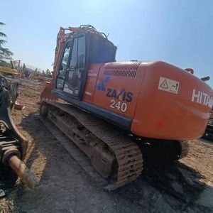 รถขุดดินสำหรับงานเกษตร 24 ตัน มือสอง ฮิตาชิ ZX240 รุ่น Zaxis 240 พร้อมปั๊มไฮดรอลิก ISUZU PLC สำหรับงานก่อสร้าง - Product Image 3