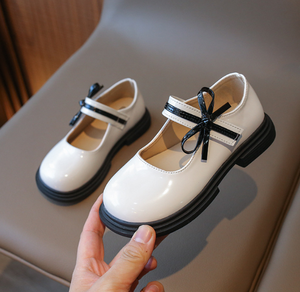 Zapatos de Vestir de Princesa para Niñas, Nuevos Modelos de Primavera, Suela Suave, Cuero Brillante, para Niñas - Product Image 3