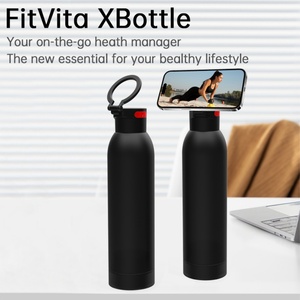 500ml Stainless Steel Water <b>Bottle</b> with Magnetic Bracket & UVC Self-Cleaning Function, <b>Thermos</b> with Storage Pill Box - Product Image 2