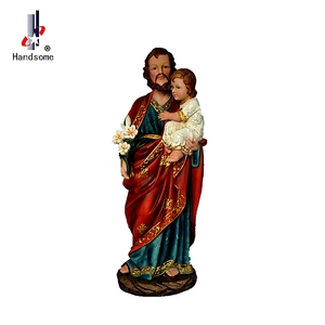 Católica St <span class=keywords><strong>Antonio</strong></span> antiguo hecho a mano <span class=keywords><strong>de</strong></span> resina decoración estatuas religiosas - Product Image 4