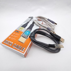 Câble de charge pour <span class=keywords><strong>Smartphone</strong></span> Câble de données pour téléphone portable Charge rapide Câble de charge mobile tressé en nylon USB-C pour Iphone pour Xiaomi - Product Image 5