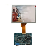 Interface LVDS Module d'affichage à écran LCD 8 pouces CPT et carte pour tablette PC Moniteur d'affichage à cristaux liquides