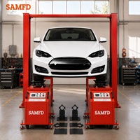 Simulateur de route pour châssis de voiture SAMFD 4000 kg, machine d'essai de route accidentée en acier inoxydable, professionnel pour atelier de réparation automobile