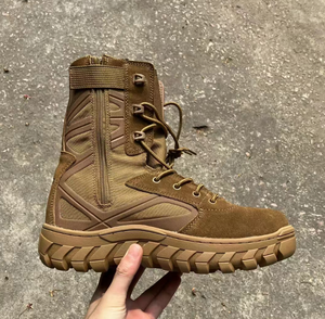 Bottes de combat en daim marron coyote DFA120 Jungle - Product Image 3