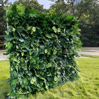 KEWEI 379 taille personnalisée couleur naturelle plante verte mur feuilles mur 8*8 événement tissu Base rouleau suspendu toile de fond