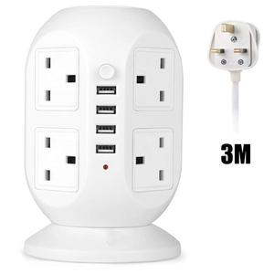 Nhà máy nóng bán 8 cách 4 cổng USB điện cắm ổ cắm mở rộng ổ cắm điện đa cắm ổ cắm - Product Image 4