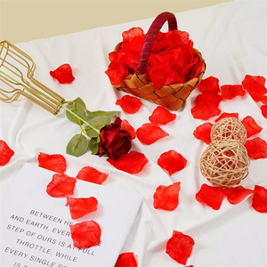 Pétalos de Rosa artificiales de puntos de fiesta, arreglo DIY, pétalos para extender a mano, decoración de cama para habitación de boda, <span class=keywords><strong>accesorios</strong></span> de <span class=keywords><strong>matrimonio</strong></span> - Product Image 3