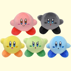 Super morbido per la bambola di peluche Kirby Anime peluche rosa stella Kabi per ragazzi e ragazze decorazione del letto di cotone e gioco dei cartoni animati - Product Image 1