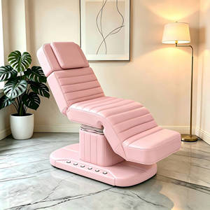<span class=keywords><strong>Table</strong></span> <span class=keywords><strong>de</strong></span> beauté électrique à dossier arqué avec commande au pied, <span class=keywords><strong>table</strong></span> <span class=keywords><strong>de</strong></span> spa facial pliable en 3 sections avec surmatelas pour salon - Product Image 2
