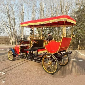 Bicicletta Elettrica Vintage a Quattro <span class=keywords><strong>Ruote</strong></span> per Turismo, <span class=keywords><strong>4</strong></span> Posti, Surrey Bike Elettrica in Vendita - Product Image 6