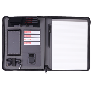 Romotion-maletín de cuero negro impermeable para ordenador portátil, organizador de documentos de negocios, maletín de lujo - Product Image 5