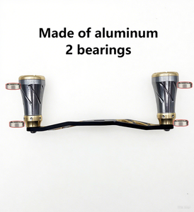 Carrete de Pesca KEKAXI con Diseño de Gota de Agua, Modificado para Exteriores, Doble Manivela, Aleación de Aluminio Totalmente Metálica con Rodamientos, Apto para Pesca - Product Image 5