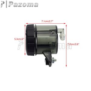 Bouteille de liquide de frein maître-<span class=keywords><strong>cylindre</strong></span> de moto, réservoir d'huile en plastique pour <span class=keywords><strong>Ducati</strong></span> Kawasaki Yamaha 10444663 0649964371315 58540341A - Product Image 6