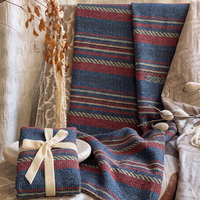 Tissu Jacquard Doux au Toucher, Respirant et Hypoallergénique pour Textile de Maison, Vente en Gros, Faible MOQ