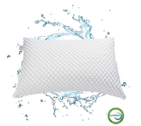 Oreiller de cou en mousse à mémoire de forme blanche, moderne, solide, confortable, doux et rafraîchissant, de haute qualité, pour dormir