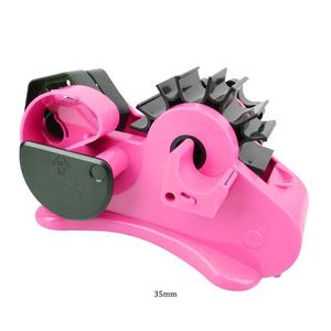 Cortador de Cinta Semiautomático de Plástico Multicolor con Ranura para Núcleos de Doble Rollo para Cinta de Transferencia de Calor, Dispensador de Cinta de Calor Multi-Rollo - Product Image 4