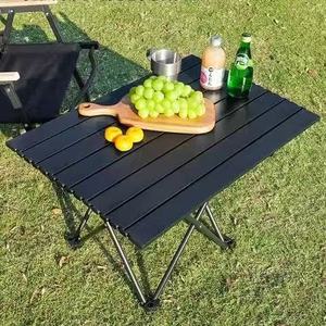 Outdoor Folding <b>Table</b> Rectangular <b>Portable</b> Camping <b>Picnic</b> <b>Table</b> Foldable Lightweight Outdoor Use - Product Image 1