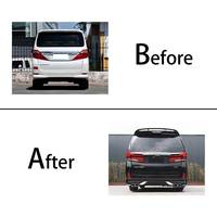 POUR À YO TA Alphard/Vellfire ANH20 2008-2014 mise à niveau vers Alphard AGH40 2024 bodykit avec capot garde-boue pare-chocs phare feu arrière