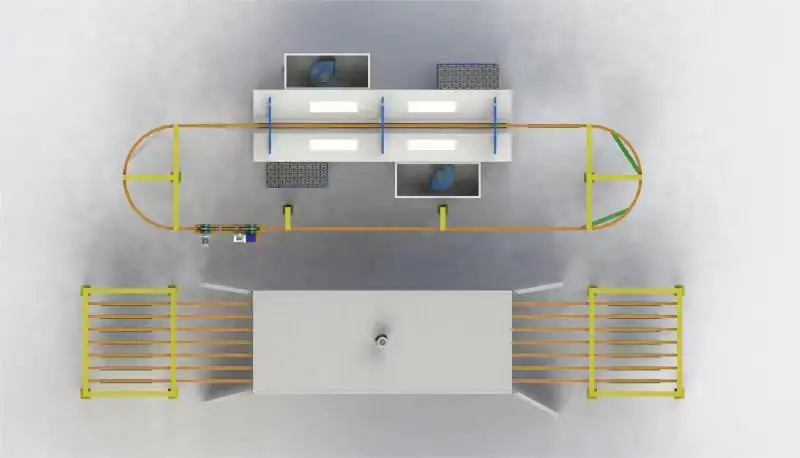 Ailin Batch-Pulver beschichtung anlage Halbautomat ische Pulverlack-Beschichtung linie mit Pulver beschichtung sofen für automatische Metallplatten