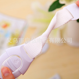 Cerradura de seguridad multifuncional para bebés con correa de tela, cerradura de seguridad para niños, cerradura para cajones, cerradura de plástico para inodoros, cerradura para refrigeradores - Product Image 4