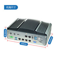 Nueva Computadora Industrial Integrada Eip IPC6900 2025, I5-8265U Intel Whiskey Lake-U de Cuatro Núcleos, RAM DDR4, GDDR4 de 4GB, SSD, Win10/11/Linux