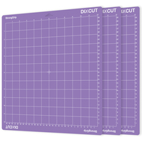 Estera de corte de 12x12 pulgadas para máquina Plotter, esteras de corte adhesivas de vinilo, paquete de 3