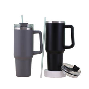 2024 nouvelle tasse à thé isolée à double paroi sous vide de première génération tasse en acier inoxydable 30oz 40oz gobelets tasse avec poignée - Product Image 3
