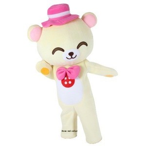 Disfraz de Mascota de Oso de Cabeza Grande Famoso en Internet, Peluche de Dibujos Animados Caminante, Oso Pippi Bailarín, Divertido Disfraz Inflable con Cabeza de Muñeco - Product Image 5