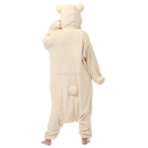 Personnage de dessin animé mignon japonais Rilakkuma Kigurumi Bear Sister Adult Anime Jumpsuit Pyjamas Kawaii Anime Pyjamas périphériques - Product Image 5