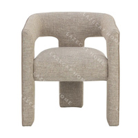 Fauteuils d'appoint minimalistes contemporains de haute qualité en bois massif confortables pour salon, bureau à domicile, hôtel