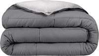 Couette-Couleurs réversibles-Graphène avec alternative en duvet d'oie-Ultra-Soft-Premium 1800 Series-Chaleur toutes saisons