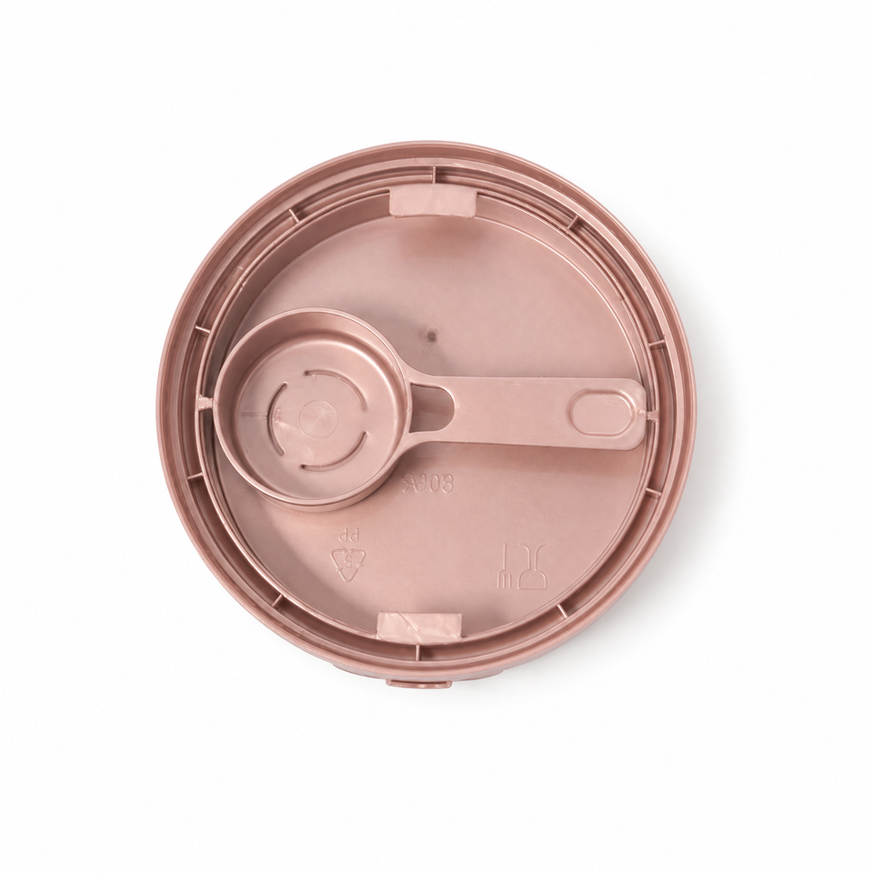 Custom Flip Top Leak Proof Milk Powder Can Closure with Measuring Spoon ...