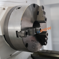 Tour CNC horizontal à banc plat robuste Tsugami FANUC CK6150X1000MM, longueur de pièce maximale 1000mm, déplacement axe X 250mm, 900mm