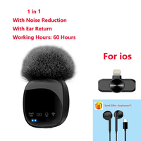 Microphone Lavalier sans Fil à Condensateur R8 avec Base de Recharge 1T2, Omnidirectionnel, Réduction de Bruit 80dB, Rapport Signal/Bruit, YouTube