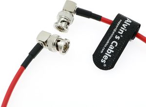 Alvin's <strong>Cables</strong> 12G <strong>SDI</strong> Flexible Coaxial <strong>Cable</strong> BNC Male Male Right Angle Shielded 75 Ohm PVC 4K Video Camera <strong>Cable</strong> for RED Komodo - Product Image 3