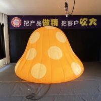 Champignon gonflable géant et coloré, modèle de plante simulée personnalisé pour la décoration paysagère des parcs à thème