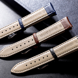 HUANLONG Leather <b>Watch</b> Straps 16 18 20 21 22mm Genuine Wide Leather <b>Watch</b> Band Soft Material <b>Watch</b> Band Wrist Strap - Product Image 2
