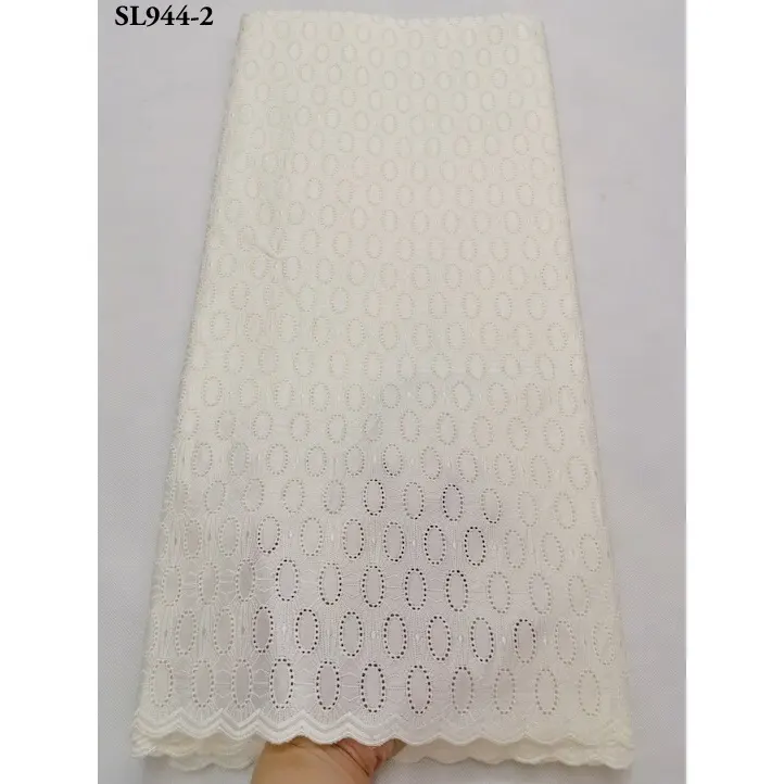 white french african polish cotton dry lace fabric embroidery stones swiss voile laces in switzerland