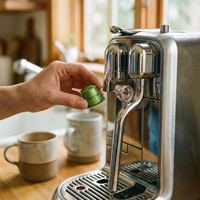 Capsules de café au thé vert Matcha, compatibles K-Cup, dose individuelle, qualité cérémoniale, pour booster la caféine, pour la préparation de lattes à la maison ou au bureau