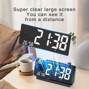 Nuevo Reloj Despertador Familiar con Proyección Automática, Delgado, Portátil, Eléctrico, con Espejo de 180° - Product Image 4