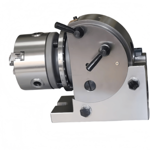 Juego de cabezales divisorios semiuniversales de precisión con placas de indexación de contrapunto de mandril de 3 mordazas para fresar, taladrar, máquinas herramientas CNC - Product Image 5